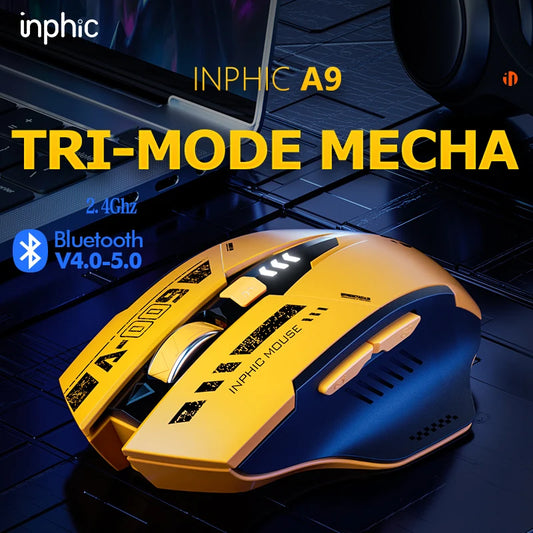 INPHIC A9 Wireless Bluetooth Silent Mouse