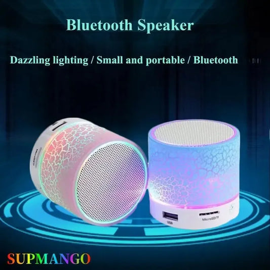 Audio A9 Dazzling Crack LED Wireless Bluetooth Subwoofer Speake