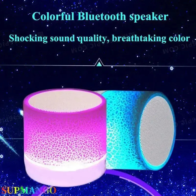 Audio A9 Dazzling Crack LED Wireless Bluetooth Subwoofer Speake