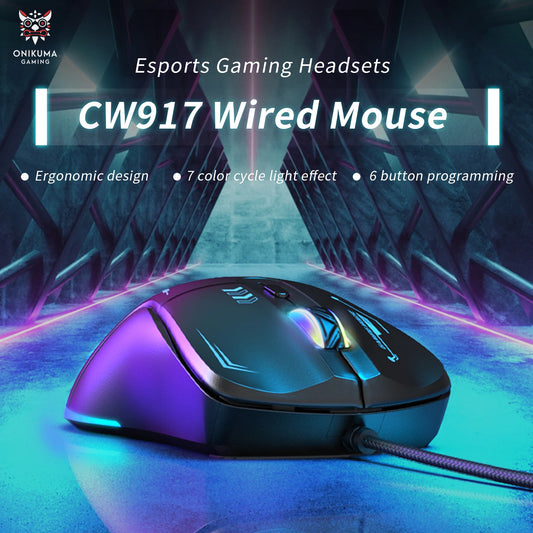 ONIKUMA CW917 Wired Gaming Mouse