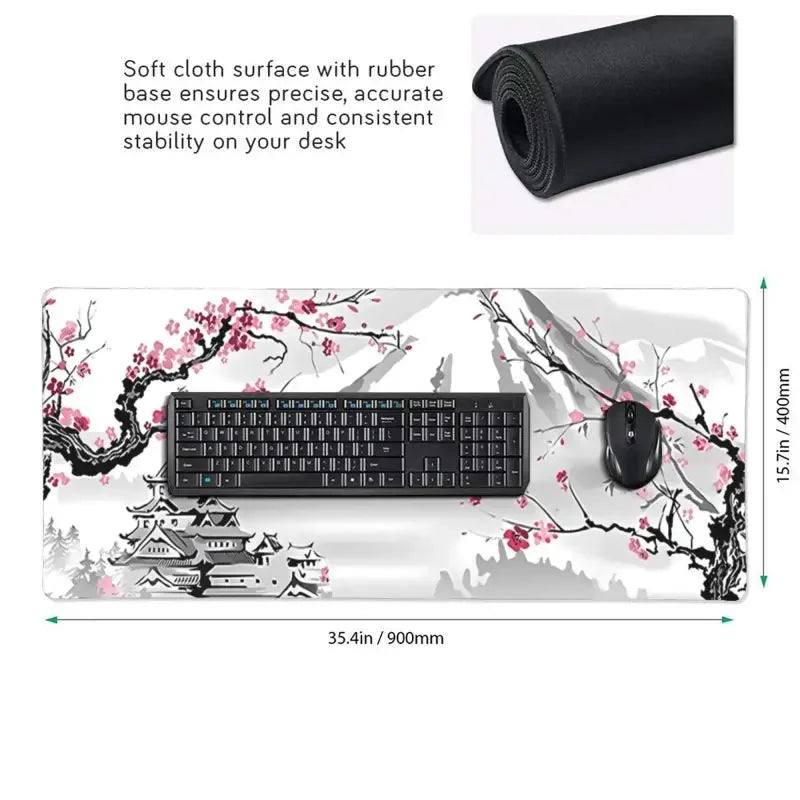 Sakura Japanese Cherry Blossom Mouse Pad